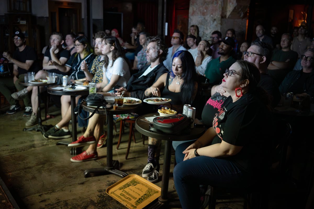 Shitty Movie Club crowd at Clifton&rsquo;s