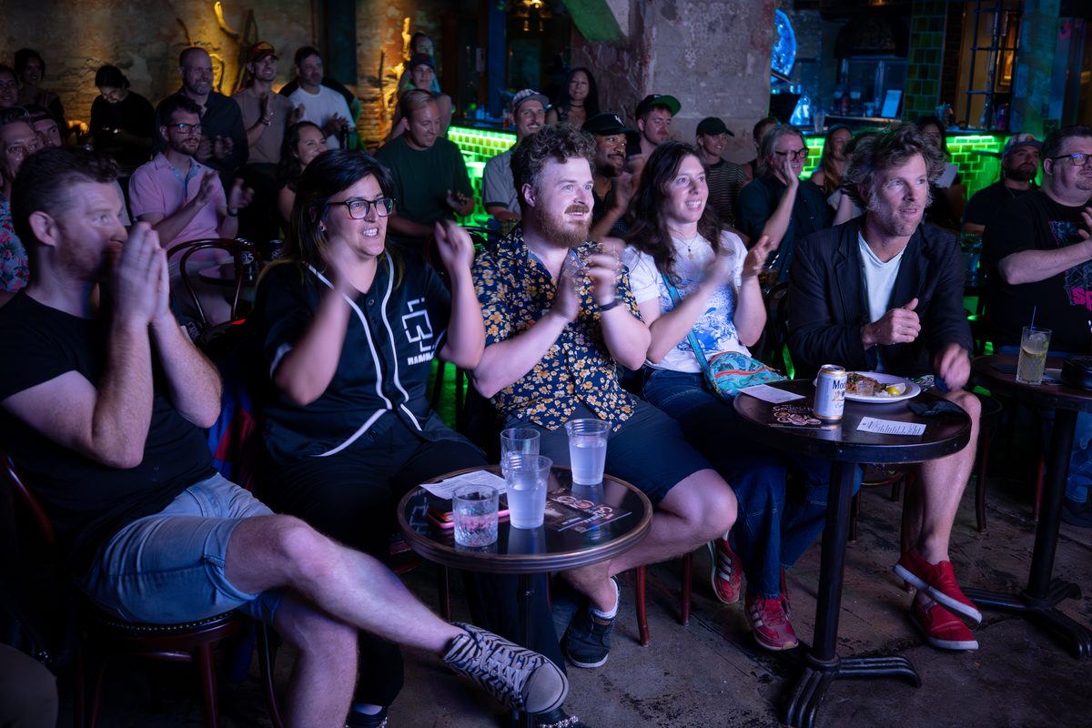 Shitty Movie Club crowd at Clifton&rsquo;s