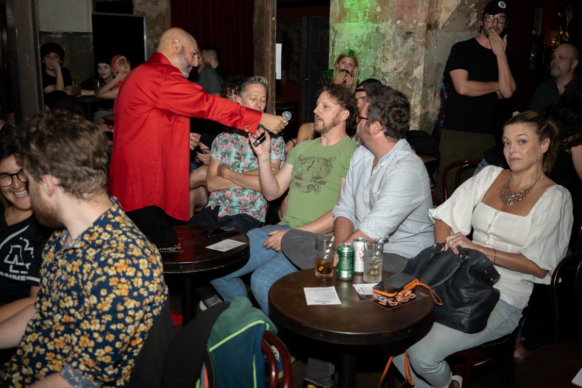 Shitty Movie Club crowd at Clifton&rsquo;s