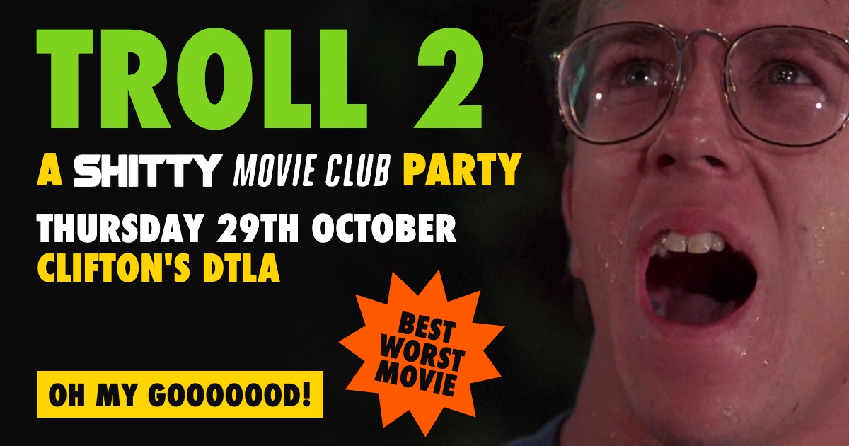 Troll 2 Movie Party flyer